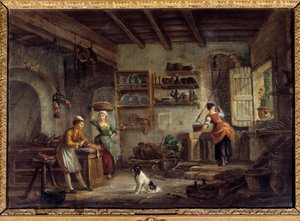 Eine Kücheninterieur
