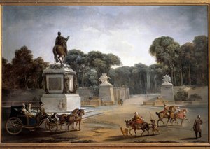 Place Louis XV von Jean Baptiste Leprince
