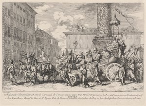 Chinesische Maskerade (Mascarade Chinoise faite à Rome) von Jean Baptiste Marie Pierre