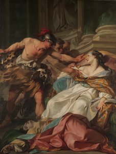 Der Tod der Harmonia, ca. 1740-41 von Jean Baptiste Marie Pierre