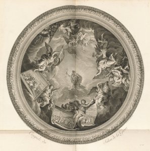Kuppel des Salons des Krieges [Tafel 35] von Jean Baptiste Masse