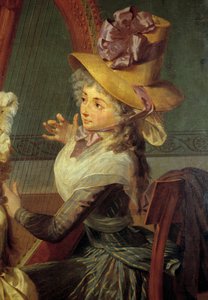 Stephanie Felicite Ducrest von Saint-Aubin, Gräfin von Genlis von Jean Baptiste Mauzaisse