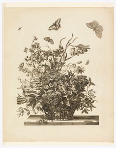 Tafel 10, aus dem Set Blumen in einem Korb