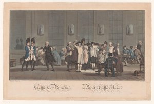 Café mit Patrioten von Jean Baptiste Morret