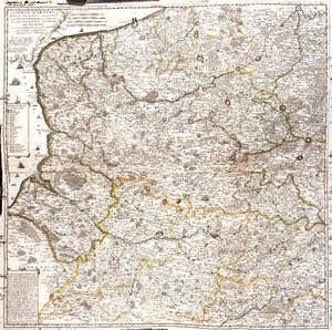 Karte von Artois (Frankreich) und Flandern (Belgien, Niederlande) (Gravur) von Jean Baptiste Nolin