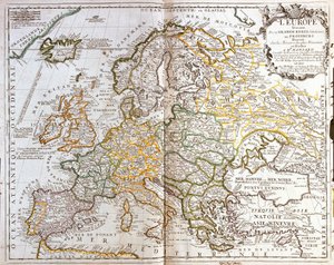 Karte von Europa