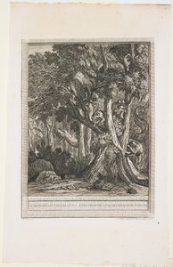 Der Drache mit vielen Köpfen, Fabel XII, ca. 1753-1755 von Jean Baptiste Oudry