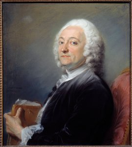 Porträt des Malers Hubert Drouais (1699-1767) von Jean Baptiste Perronneau