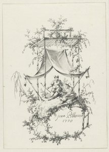 Komposition im Chinoiserie-Stil von Jean Baptiste Pillement