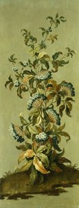 Dekorative Paneele mit Blumen von Jean Baptiste Pillement