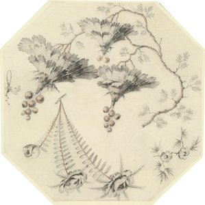 Pagodenblumen und Rosen von Jean Baptiste Pillement