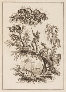 Tafel 10, aus "Suite de Douze Pêcheurs et Chasseurs"