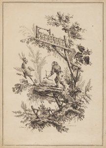 Tafel 12, aus "Suite de Douze Pêcheurs et Chasseurs"