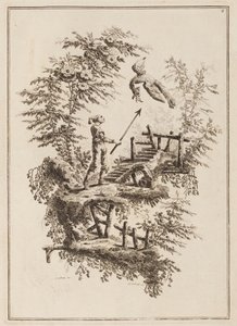 Platte 3, "Suite de douze Pêcheurs et Chasseurs"