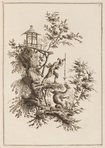 Tafel 6, "Suite de douze Pêcheurs et Chasseurs"