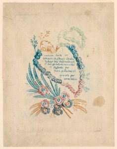 Titelseite für "Nouvelle Suitte de Cahiers de fleurs idéales"