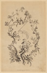 Titelseite, aus "Ein neues Buch chinesischer Ornamente"
