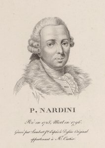 Porträt des Geigers und Komponisten Pietro Nardini 1722-1793