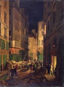 Ankunft von Louis-Philippe (1773-1810) im Palais-Royal, 30. Juli 1830, nach einem Gemälde von Horace Vernet, 1836 von Jean Baptiste Prudent Carbillet