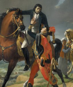 Tod von General Louis Charles Antoine Desaix in der Schlacht von Marengo am 14. Juni 1800 von Jean Baptiste Regnault