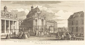 Besondere Ansicht der Kapelle des Schlosses von Versailles von Jean Baptiste Rigaud