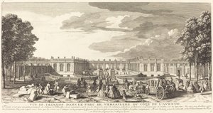 Blick auf Trianon im Park von Versailles von der Avenue-Seite von Jean Baptiste Rigaud