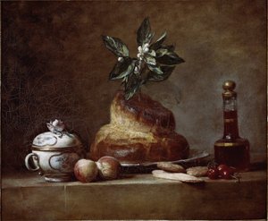 Brötchen oder Dessert von Jean Baptiste Simeon Chardin