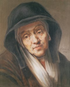 Kopie eines Porträts von Rembrandt seiner Mutter, 1776