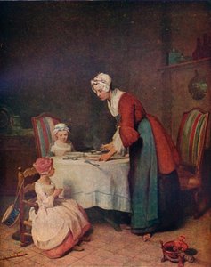 Le Benedicite Gnade vor dem Essen, um 1740. 1911 von Jean Baptiste Simeon Chardin