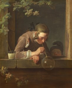 Seifenblasen von Jean Baptiste Simeon Chardin
