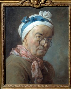 Selbstporträt von Jean Baptiste Simeon Chardin (1771) von Jean Baptiste Simeon Chardin