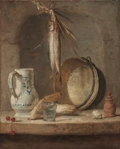 Stillleben mit Heringen, um 1735