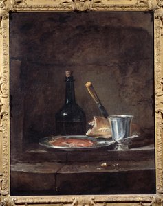 Die Vorbereitungen eines Mittagessens, auch genannt der Silberbecher von Jean Baptiste Simeon Chardin