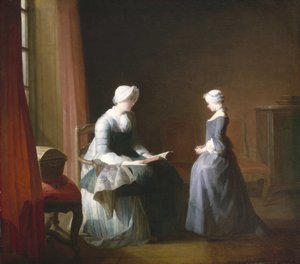 Die gute Erziehung von Jean-Baptiste Simeon Chardin