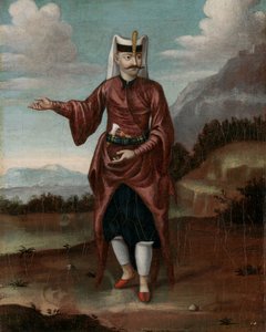 Ein Soldat der Janitscharen von Jean Baptiste Vanmour (workshop of)