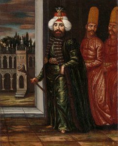 Porträt von Sultan Ahmed III von Jean Baptiste Vanmour (workshop of)