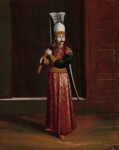 Seliktar Agassi, Stallmeister des Sultans (Oberster Waffenmeister) von Jean Baptiste Vanmour (workshop of)