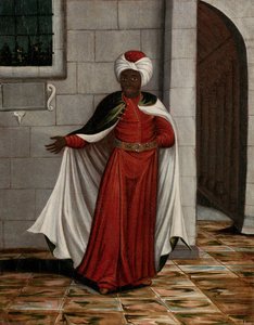Der Kislar Aghassi, Chef der schwarzen Eunuchen des Sultans von Jean Baptiste Vanmour (workshop of)