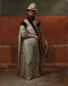 Großwesir Nevşehirli Damat İbrahim Paşa, ca. 1727-30 von Jean Baptiste Vanmour