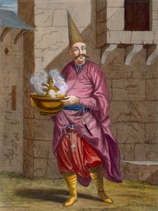 Halvadgi, der Konditor des Sultans, ca. 1708 von Jean Baptiste Vanmour