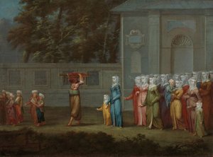 Der erste Schultag von Jean Baptiste Vanmour