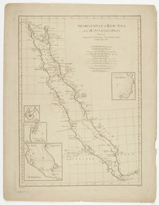 Arabischer Golf oder Rotes Meer, graviert von Thomas Bowen, 1788 von Jean Baptiste after dAnville