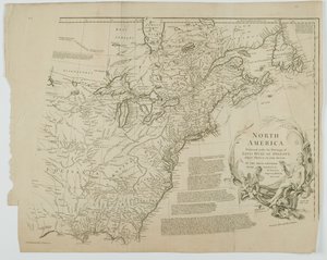 Nordamerika, graviert von Richard William Seale, 1752