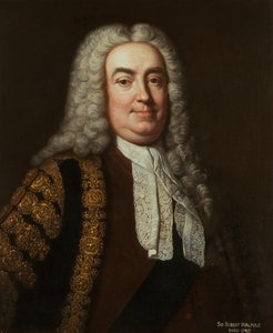 Porträt von Sir Robert Walpole von Jean Baptiste van (studio of) Loo