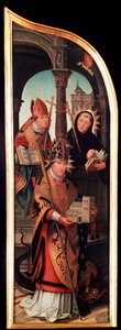 Die Verkündigung, Triptychon, Seitenflügel, 1517
