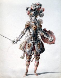 Der verzauberte Ritter, ca. 1685 von Jean Berain, Jean Baptiste Lully