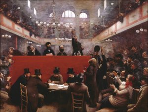 Im Graffard Versammlungssaal, 1884