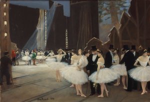 Hinter den Kulissen der Pariser Oper von Jean Beraud