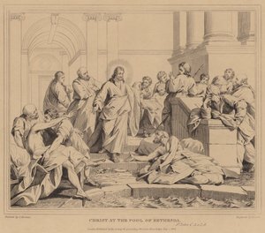 Christus am Teich Bethesda, Johannes von Jean Bernard Restout