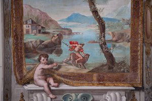 Bacchus zähmt den Tiger, den die Verfolgerin Juno gegen ihn geschickt hat von Jean Boulanger